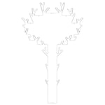 Maze Maze-Tree Hanger Naulakko, Valkoinen