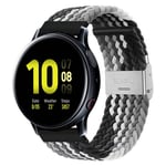 Flätat Elastiskt Armband Samsung Galaxy Watch Active 2 (40mm) - Svart