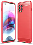 Hülle® Firmness and Flexibility Case Compatible for Realme GT 5G(Red)