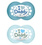 MAM Original Style Soother 16+M Blue Daddy 2S