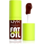 NYX Professional Makeup Fat Oil Lip Drip Læbeolie Skygge 08 Status Update 4,8 ml