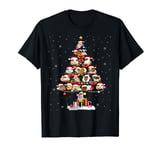 Guinea Pig Christmas Tree In Snow t shirt Funny Santa Xmas T-Shirt