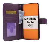 New Standcase Wallet Motorola Moto G51 (Lila)