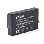 vhbw Li-Ion batterie 2620mAh (3.8V) pour appareil numérique camescope comme GoPro ASBBA-001