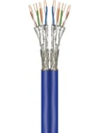 CAT 7A+ Duplex-network cable S/FTP (PiMF) blue