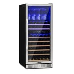 Wine Refrigerator cooler 313 litre 116 Bottles double insulated glass - Black