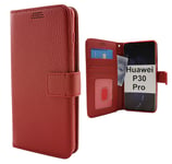 New Standcase Wallet Huawei P30 Pro (Röd)