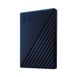 WD 2TB My Passport for Mac Portable Hard Drive - Time Machine Ready with Password Protection, Midnight Blue