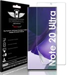 TECHGEAR Screen Protector fits Samsung Galaxy Note 20 Ultra [Screen Angel Edition] [In-Display Fingerprint Support] [Case Friendly] [Bubble Free] [FULL Screen Coverage] HD Clear Flexible TPU Film
