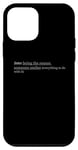 Coque pour iPhone 12 mini Into: being the reason someone smiles (everything to do with