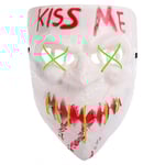 Kiss Me Mask LED Ljusgrön