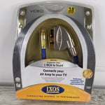 IXOS RCA to Scart AV Amp To TV 1.5 Metre / 4.5 Feet Cable XHV301