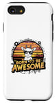 Coque pour iPhone SE (2020) / 7 / 8 Born to be Awesome Goats, aventure amusante avec des animaux de ferme pour enfants