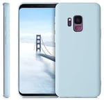 Samsung Galaxy S9 Ultra Thin TPU Phone Case Cover Full Body Protection Anti-Scratch Case Sky Blue