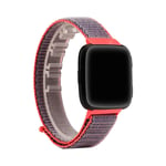 Fitbit Versa klockarmband nylon träningsklocka - Röd