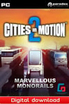 Cities in Motion 2 Marvellous Monorails DLC - PC Windows Mac OSX