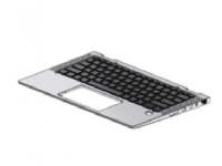 HP - Ersättningstangentbord för bärbar dator - med ClickPad - bakgrundsbelyst - brittisk - med övre skydd - för EliteBook x360 1030 G3