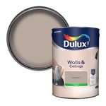 Dulux Walls & Ceilings Silk Emulsion Paint - Soft Truffle - 5L