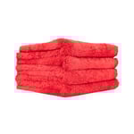 The Rag Company Mikrofiberduk Eagle Edgeless 500 Röd 41x41cm 4-pack -