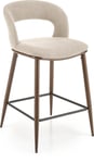 Skånska Möbelhuset 2 st Pelican barstol 114 - Beige/valnöt