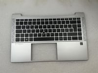 For HP EliteBook 840 G7 M07089-DH1 Denmark Finland Norway Palmrest Keyboard NEW