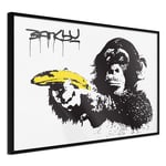Plakat - Banana Gun - 30 x 20 cm - Sort ramme