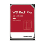 2 TB WD Red Plus, 5400 rpm, 64 MB cache, SATA3, optimerad för NAS med 24/7 drift