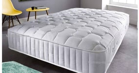 Mattress-Haven Quality Quilted Pocket Sprung Memory Foam Mattress - 2000 3000 4000 Springs - Medium / Firm4FT6 - Double