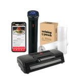 iVide® 2.0 Sous Vide Stav WIFI + VS270 Vakuumförpackare + Vakuumrullar