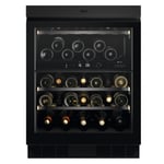 AEG AWUD040B8B Series 8000 60cm Integrated Undercounter Dual Zone Wine Cooler - BLACK