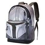 Star Wars The Mandalorian Helmet-Sac à dos HS FAN, Gris