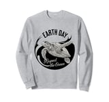 Earth day Funny Turtle Respect The Ocean Save The Sea Sweatshirt