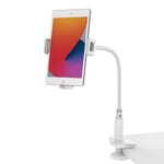 Smatree Gooseneck Tablet and Cellphone Stand, Flexible Tablet Mount Holder, Compatible for 4.7-12.9 inch iPhone, iPad Mini, iPad Air, iPad Pro, Nintendo Switch and More, White