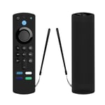 2021 Anti-Drop Soft Silicone Case for Alexa Voice Remote(3rd Gen),Protective Case Fire Stick TV with Anti-Loss Strap [Light Weight/Shock Proof]