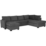 Grafu Furniture Nova divanbäddsoffa tyg grå B298 cm