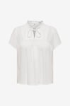 JDY - Blus jdyLima Life S/S Top Wvn - Vit