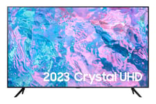 Samsung 2023 65” CU7100 UHD 4K HDR Smart TV in Black