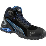 Rio Black Mid 632250-47 Chaussures montantes de sécurité S3 Pointure (eu): 47 noir, bleu 1 pc(s) Q927662 - Puma