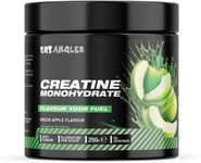 Out Angled Creatine Monohydrate Powder, Green Apple, 50 Servings, Micronised for