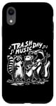 Coque pour iPhone XR Journée De La Musique Des Déchets Raton Laveur Opossum