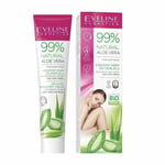 Eveline 99% Natural Aloe Vera Delicate Depilatory Cream for Sensitive Skin 125ml