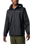 Columbia Men's Glennaker Lake Rain Jacket Waterproof Rain Jacket, BLACK, Size XL