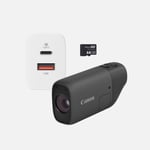 Canon PowerShot ZOOM, appareil photo compact monoculaire à téléobjectif, kit essentiel, noir - Appareil photo numérique compact