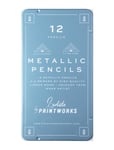 12 Colour Pencils Home Decoration Office Material Desk Accessories Pencils Multi/patterned PRINTWORKS