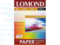 Lomond Lomond Photo Inkjet Paper Matte 85 G/M2 A4, 500 Sheets, Double Sided
