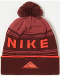 Nike Pom Beanie Hat Trail Mens Cuffed Dri-Fit Red DV3345 One Size Genuine New