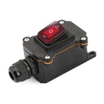 12V Inline-strömbrytare Vattentät Inline-sladdbrytare Heavy Duty Vattentät Power 12V Utomhusbelysning Dekoration