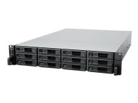 Synology UC3400 - NAS-server - 12 brønner - kan monteres i rack - RAID RAID 0, 1, 5, 6, 10, JBOD, 5 hot spare, 6 hot spare, 10 hot spare, 1 aktiv reservedel, RAID F1, F1 driftsklar reservedel - RAM 16 GB - Gigabit Ethernet / 10 Gigabit Ethernet - iSCSI støtte