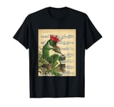 Cottagecore Music Aesthetic Frog Play With Violin Victorian T-Shirt