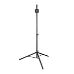 Relaxdays Dartboard Stand, Mobile & Height-Adjustable, Folding TV & Speaker Tripod, Iron, HWD: 195 x 115 x 100 cm, Black
